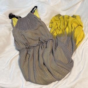 Long Vince maxi dress with braided tassels for the back.